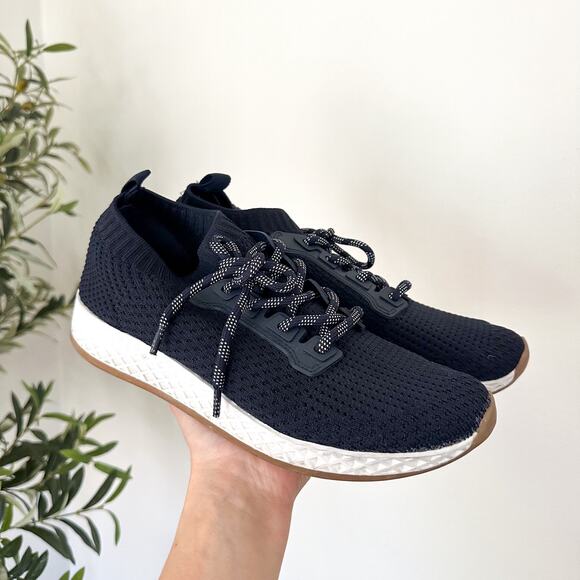 Urban Sport by J/Slides Knit Low Top Lace Up Sneaker Black 8 - Picture 2 of 8